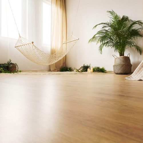 Bedroom with hardwood floor